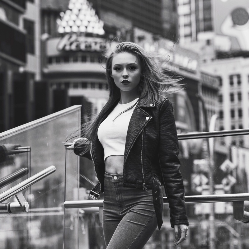 Female model photo shoot of StephanieTearBookings in Manhattan