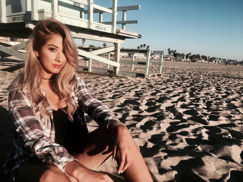 Female model photo shoot of Karina Cahue in Venice Beach