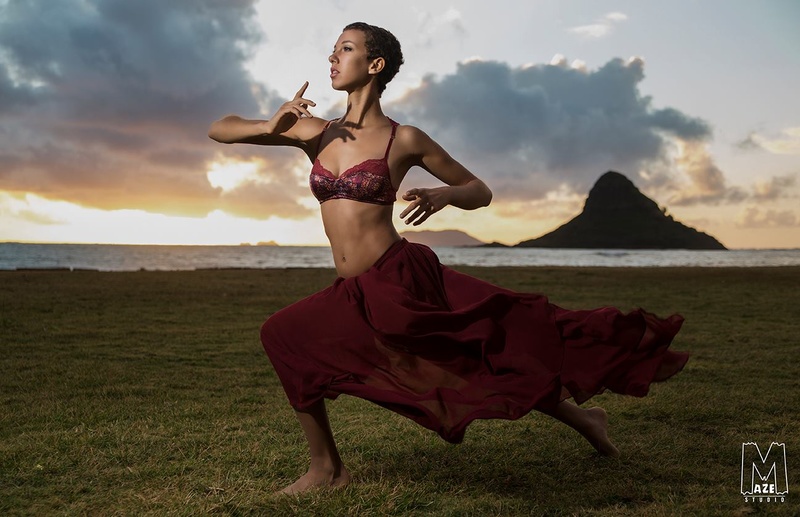 Female model photo shoot of Cwen  by Maze Studio in Oahu, Hawaii