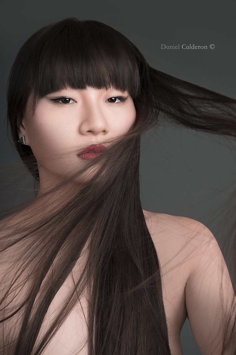 Female model photo shoot of Lin xizi by Daniel Calderon in Geneva