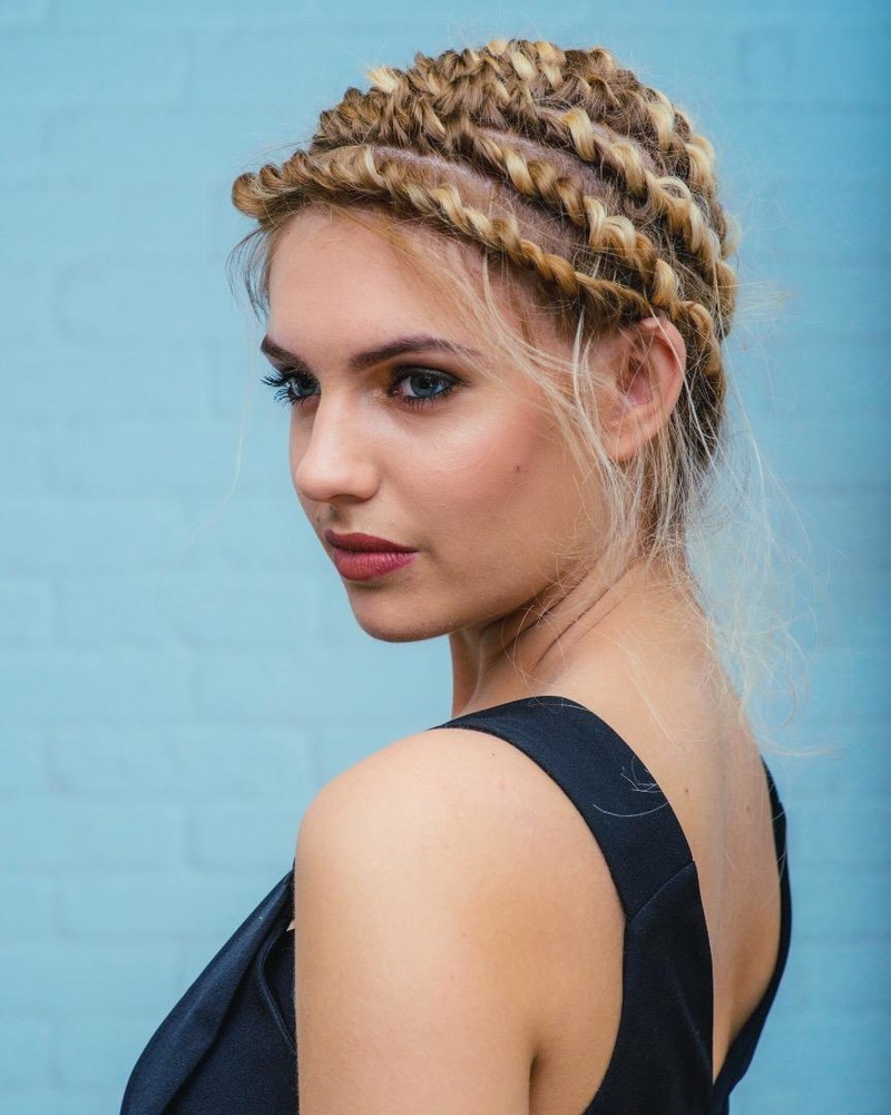 Female model photo shoot of Katie Masters Hair