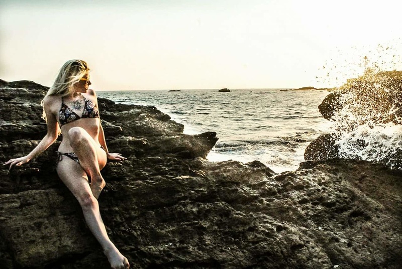 Female model photo shoot of Lex Cannablunts in Laguna Beach