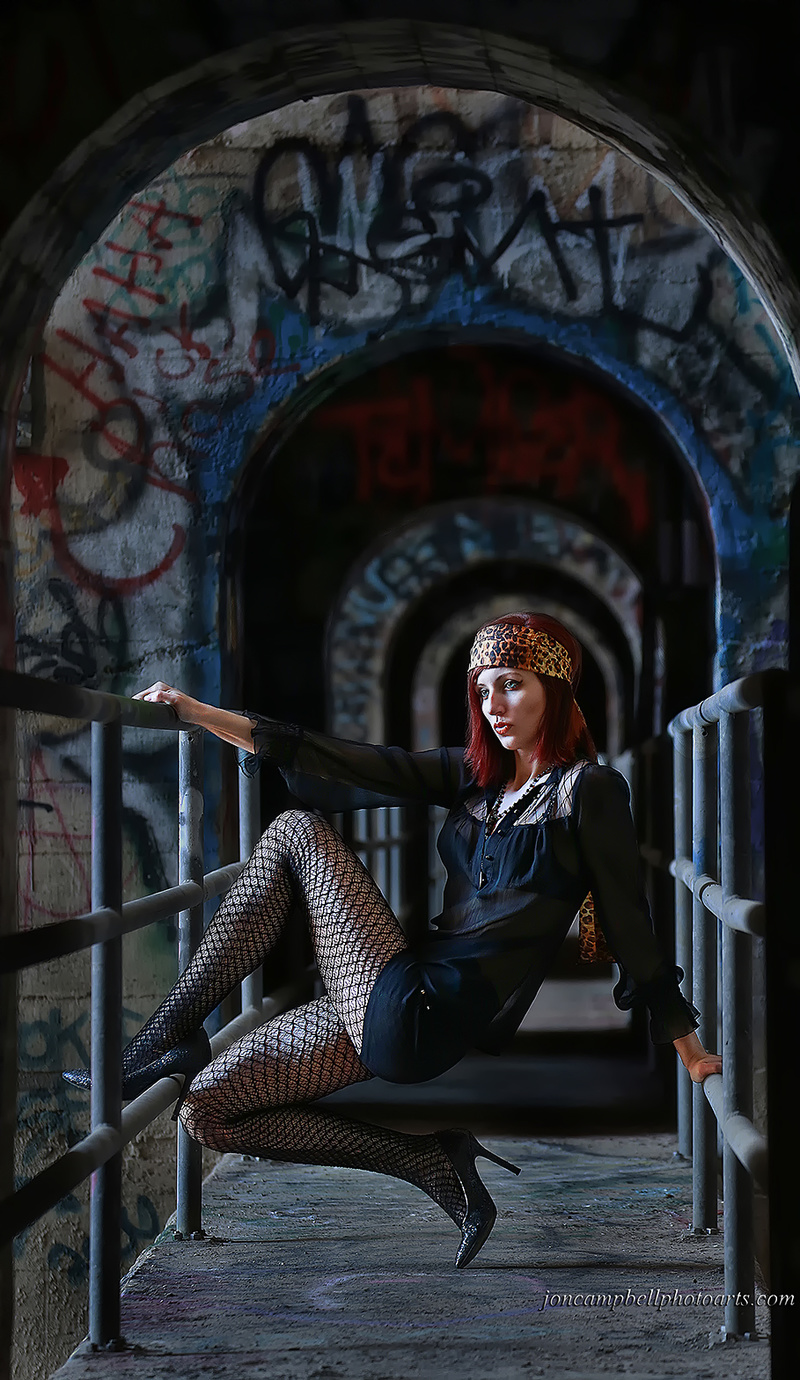 Female model photo shoot of xtine by JC Foto