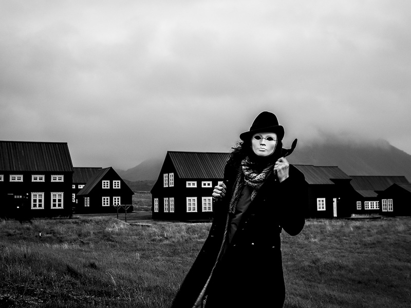 Female model photo shoot of Alexandra Gibson Photo in Iceland