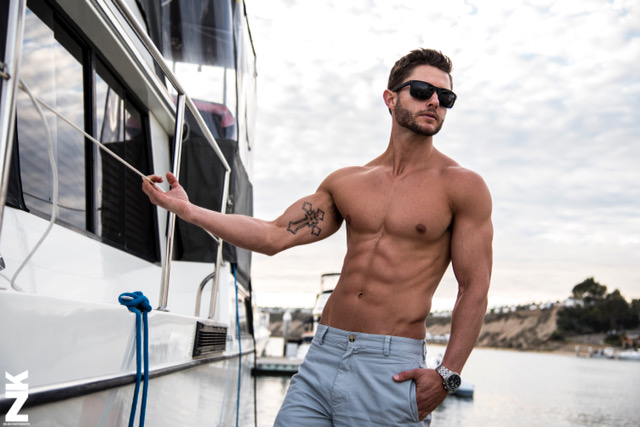 Male model photo shoot of MarcusJohn3 in Newport Beach Harbor, CA