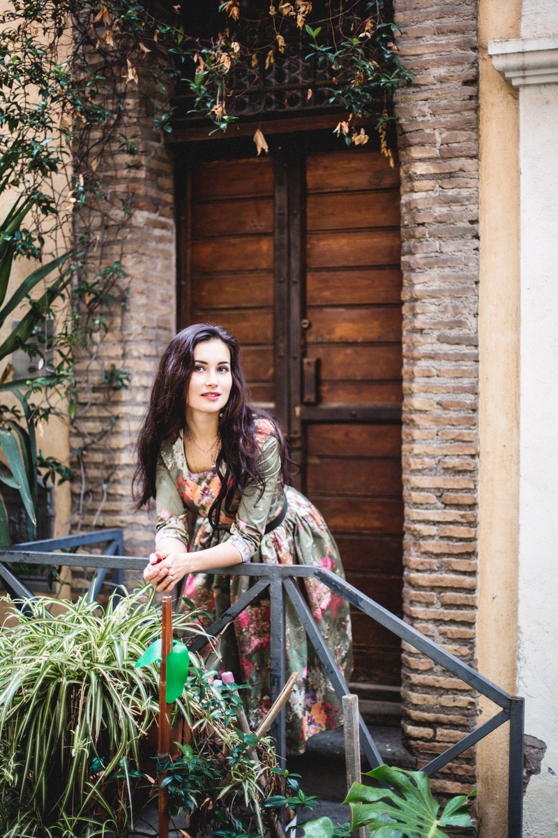 Female model photo shoot of Kerryrosa in Rome