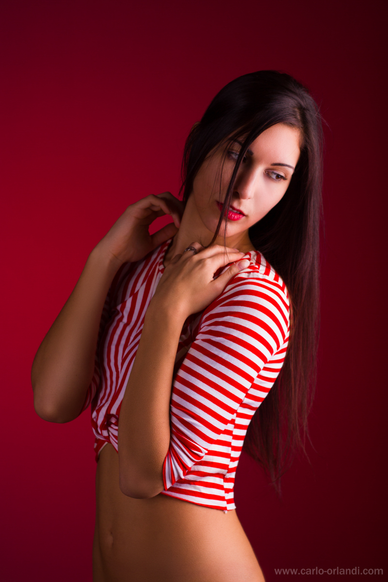 Female model photo shoot of Red Soul