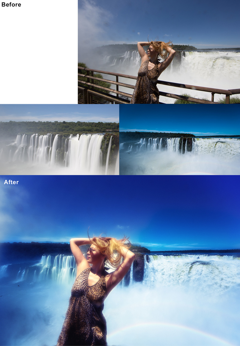 Female model photo shoot of Les Retouch in Iguazu Falls, Argentina