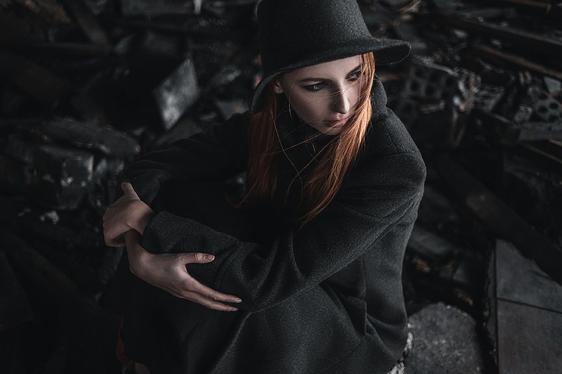 Female model photo shoot of Anna Kochevarova