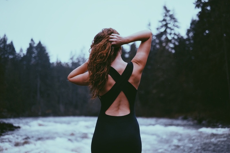 Female model photo shoot of ASHLEYvanzwi in Nanaimo River