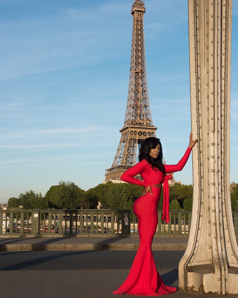 Female model photo shoot of Kitana King  in Paris ,France