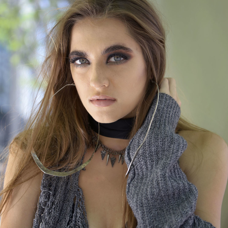 Female model photo shoot of Shideh Kafei