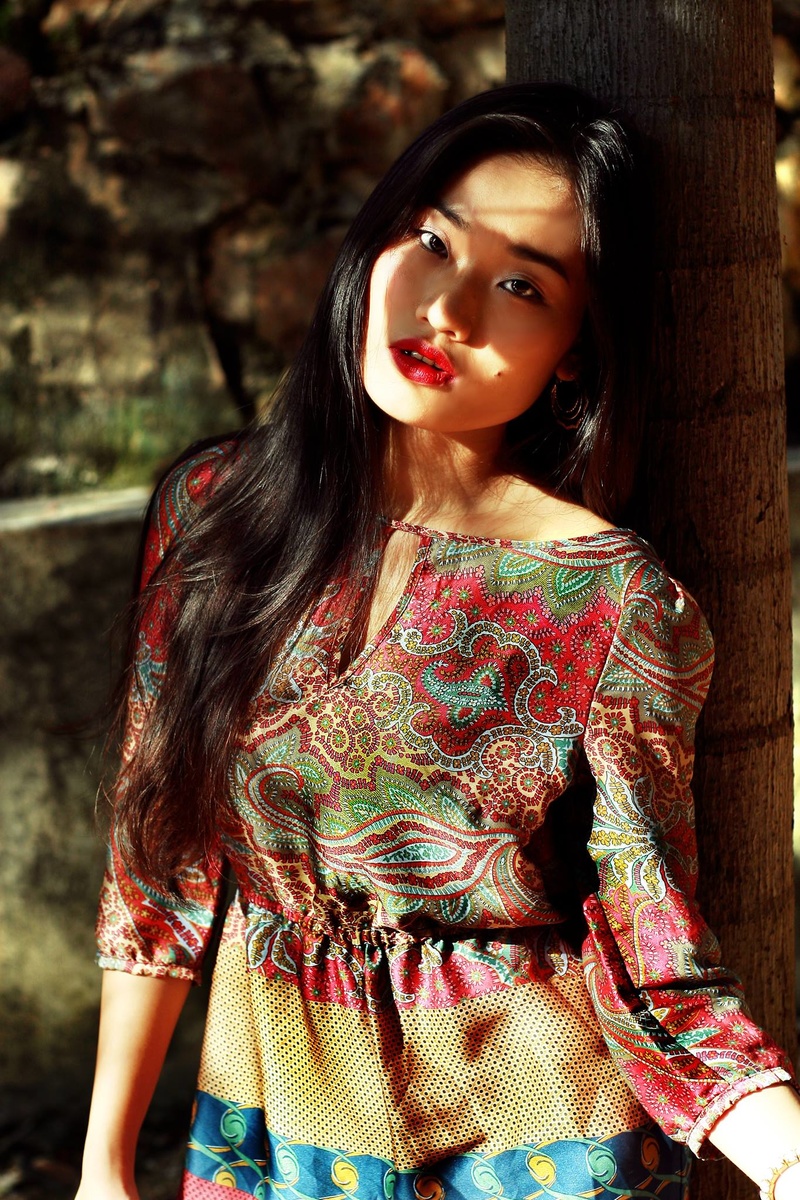 Female model photo shoot of Hani B Pham