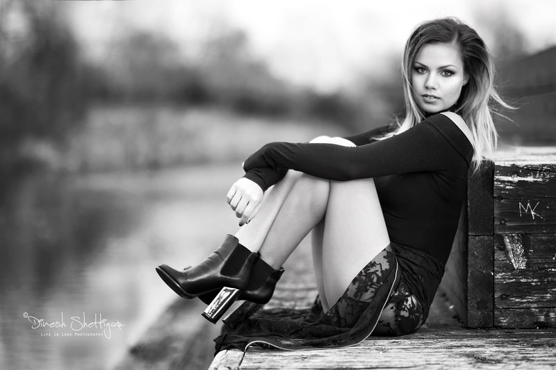 Female model photo shoot of NumreenK in Humber Bay Park