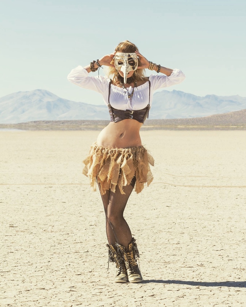 Female model photo shoot of Taylor Maree in Alvord Desert