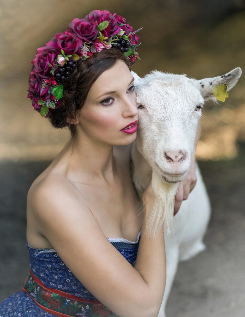Female model photo shoot of Sonia Reindeer