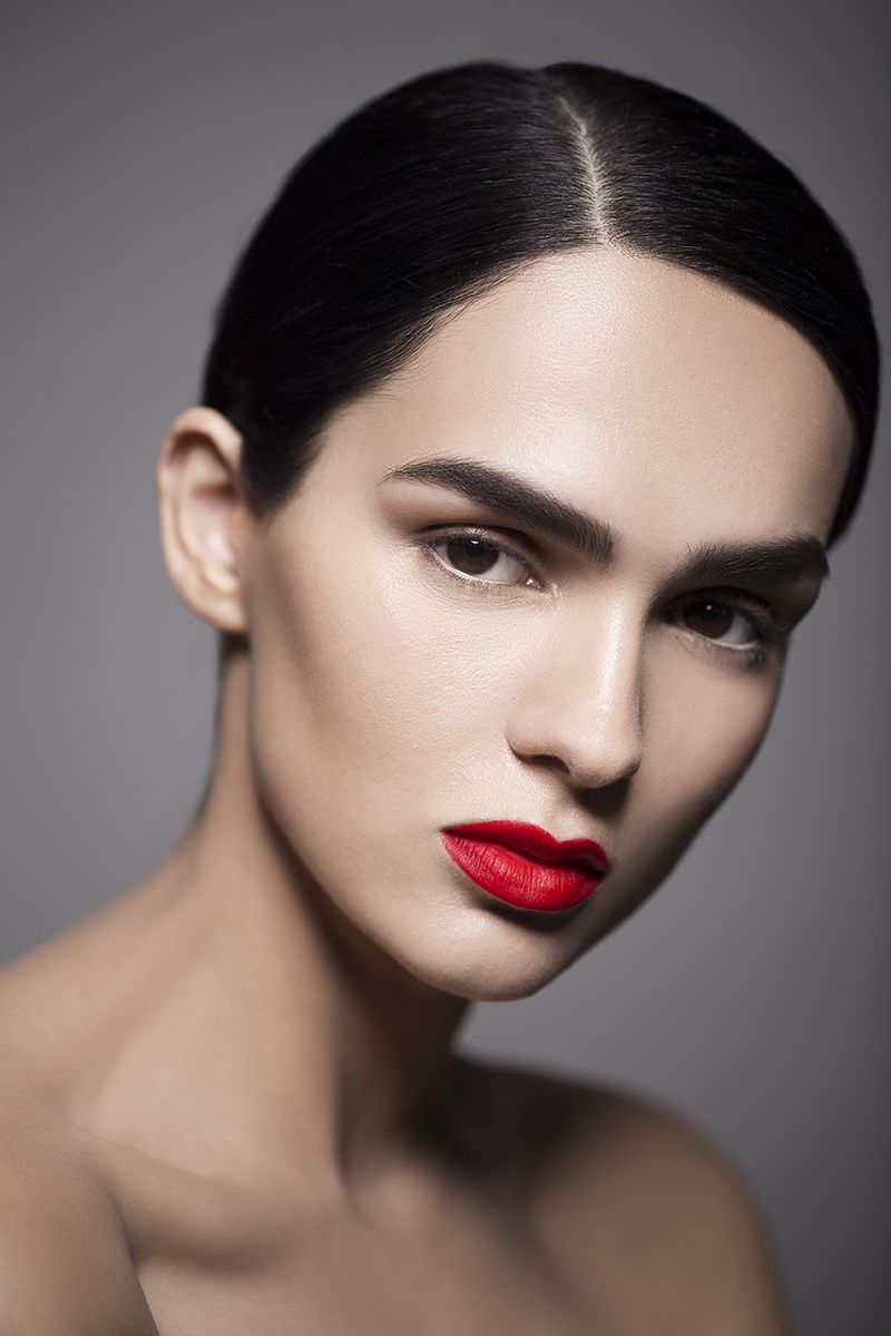 Female model photo shoot of Valbona Bakiu in Makeup Forever