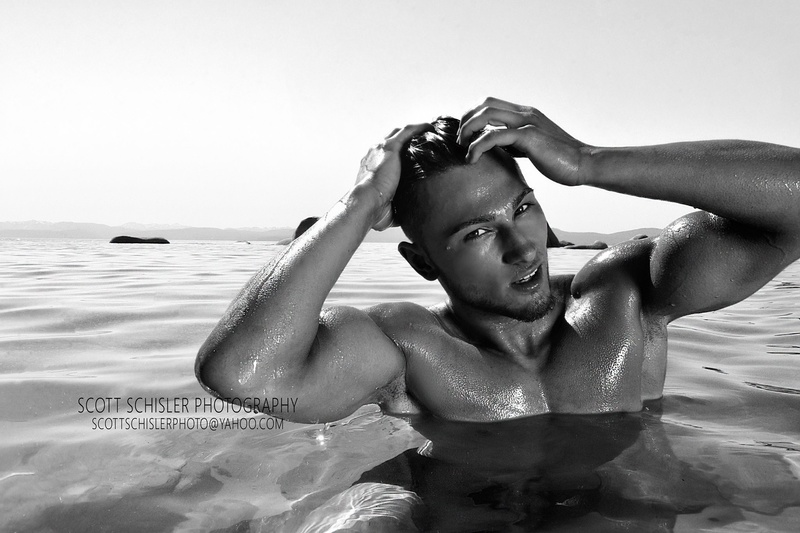 Male model photo shoot of joeysantalucia in Lake Tahoe