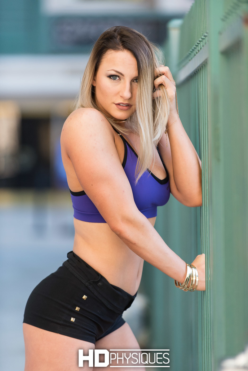 Female model photo shoot of Colorado Fitness Model in The Orleans, Las Vegas