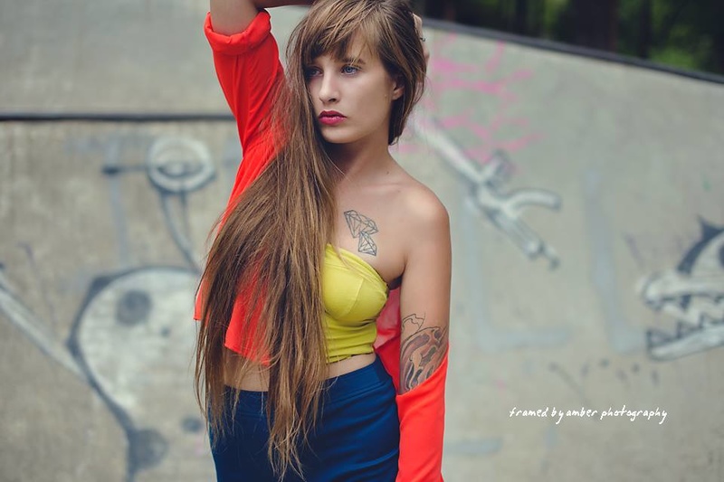Female model photo shoot of rachel  a w