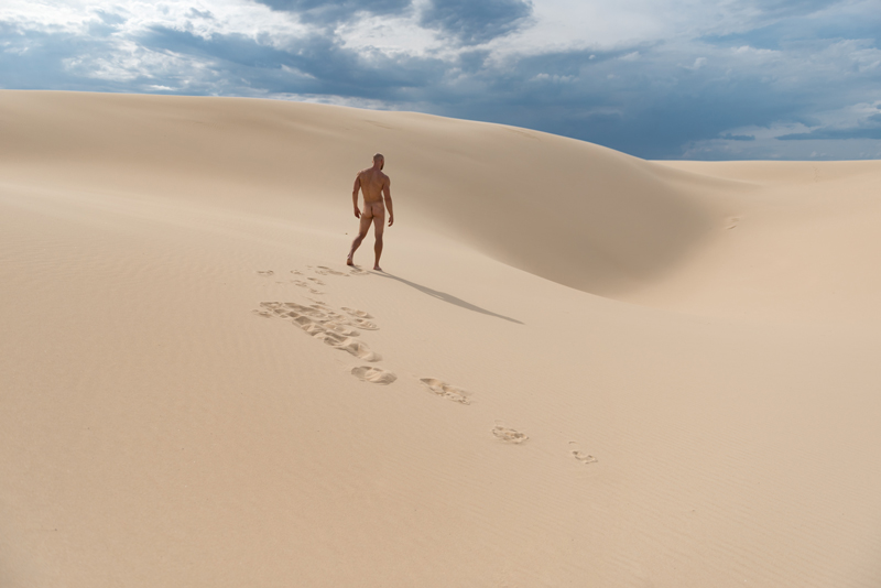 Male model photo shoot of Simonology in Stockton Sand Dunes