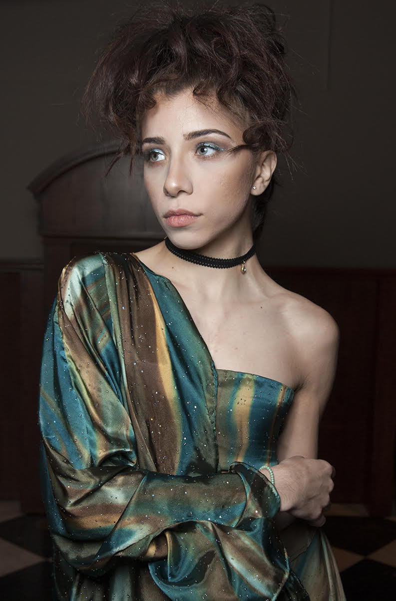Female model photo shoot of Break bread fashion  in New York City
