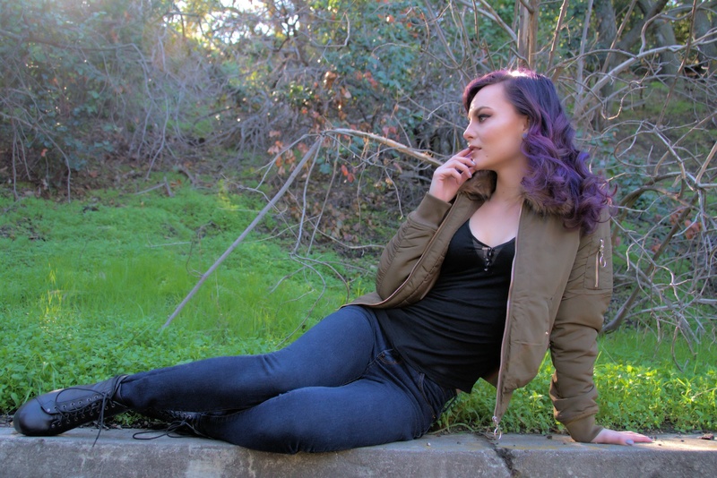 Female model photo shoot of MissJessicaPierce in Irvine Regional Park, CA