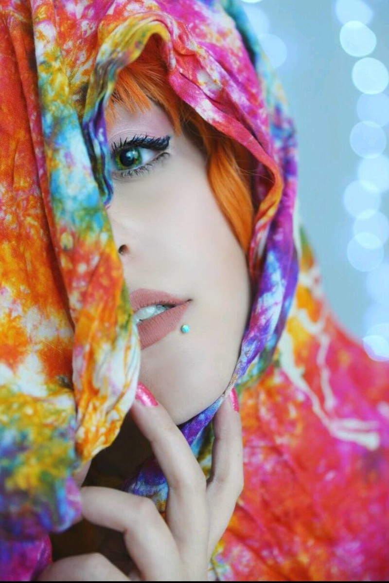 Female model photo shoot of opal-rose