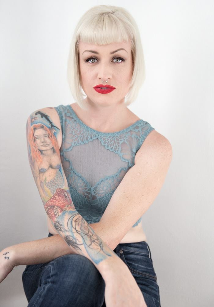 Female model photo shoot of StephLouise by Katrina Moore