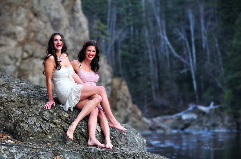 Male and Female model photo shoot of Maniac Image, Deyana Teeyl and Roberta Hill in Quesnel, B.C. Canada
