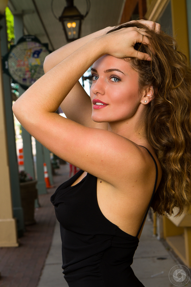 Female model photo shoot of Arbnore Haliti in San Antonio