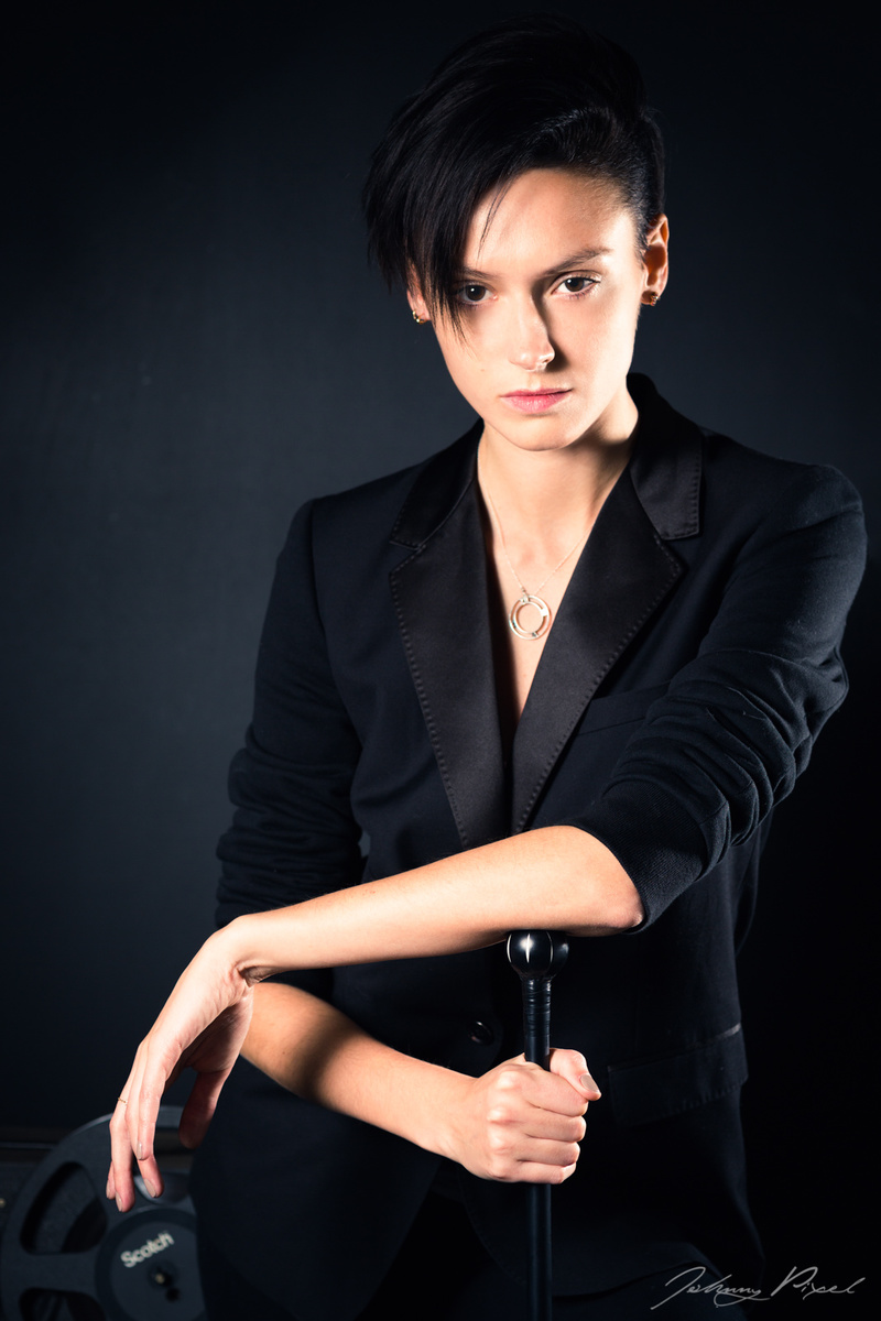 Male model photo shoot of Johnny Pixel in Black & White Studios Milano