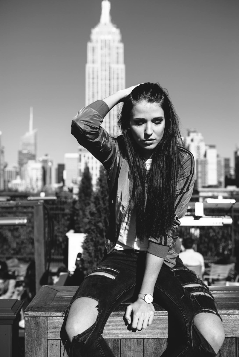 Female model photo shoot of NadineLingnau in New York