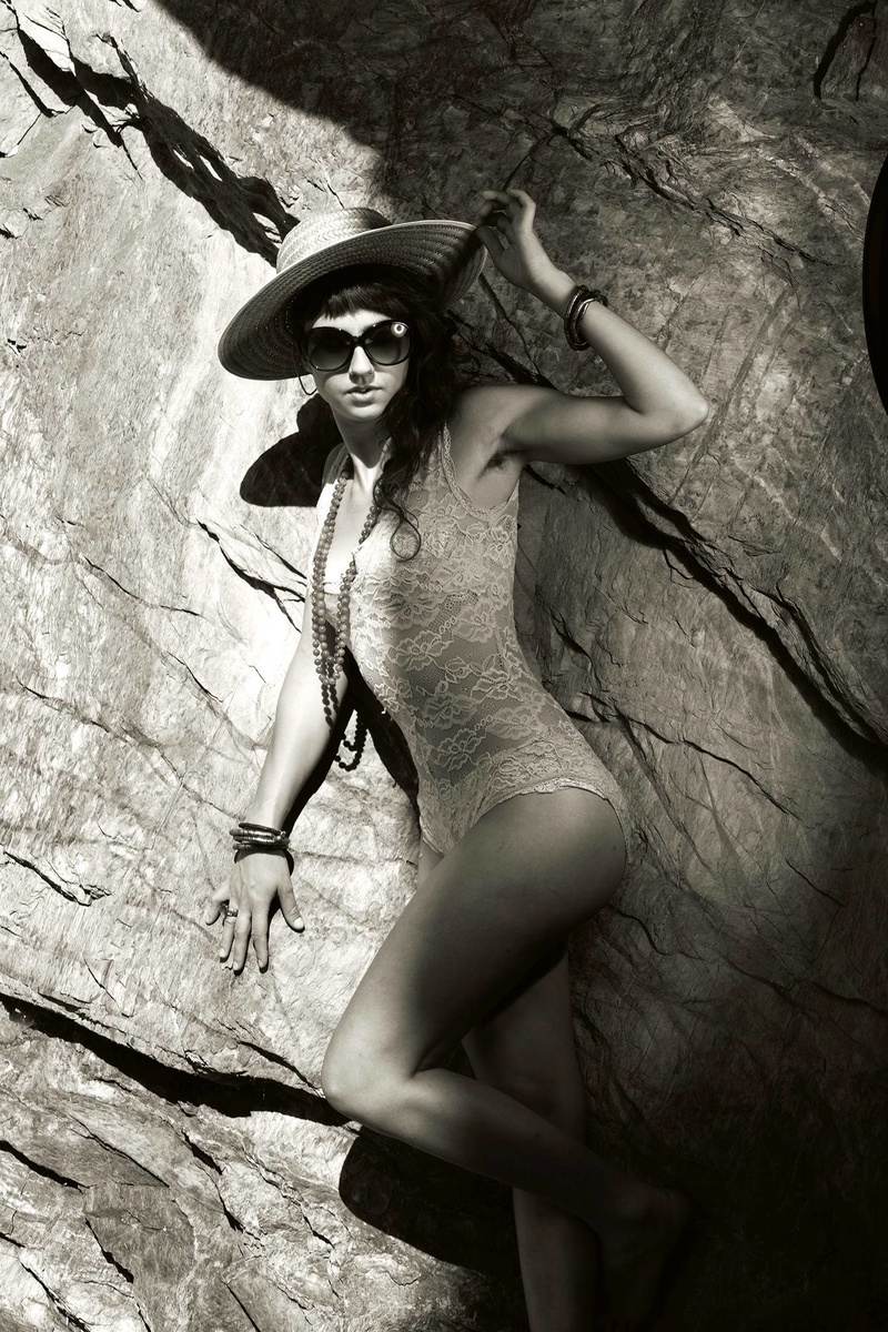 Female model photo shoot of Pixiesque in Portwrinkle Beach - Cornwall