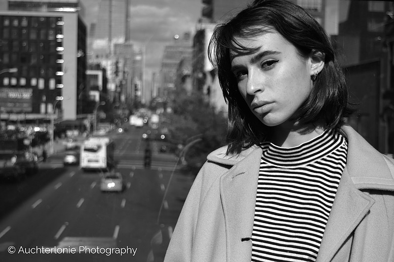 Female model photo shoot of Stephanie  Auchterlonie in High Line, NYC