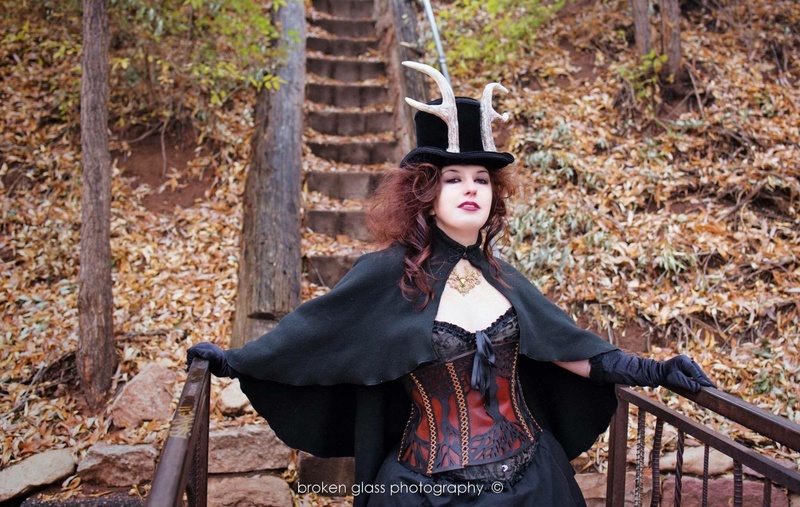 Female model photo shoot of Mistress Fogg by Broken Glass Photo
