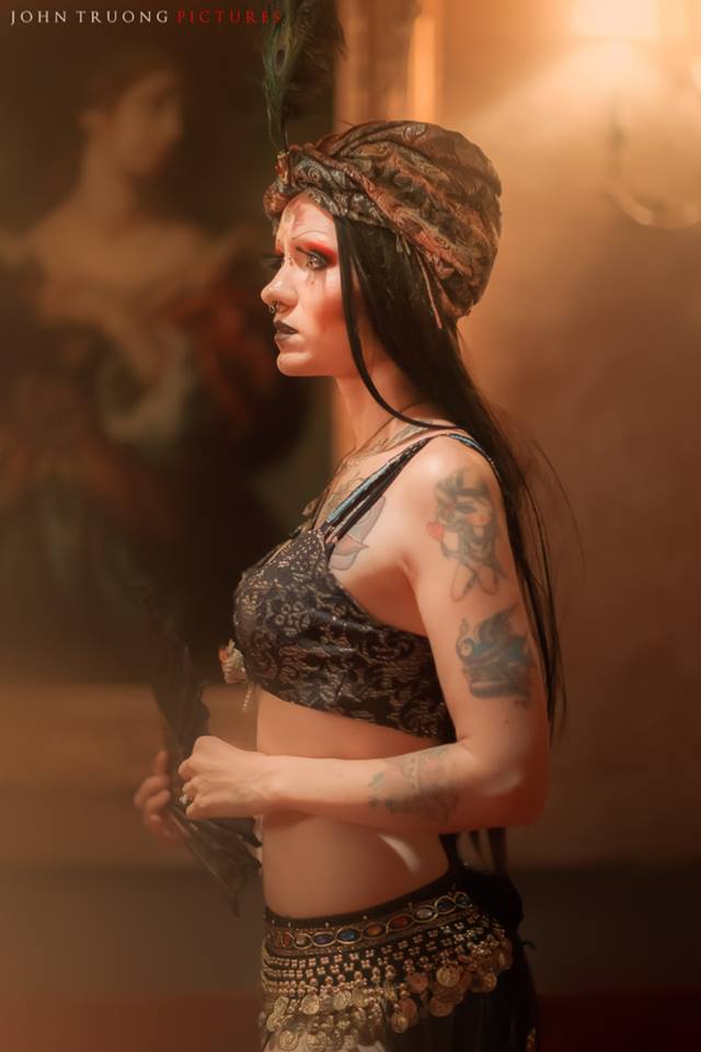 Female model photo shoot of NimmyNova  in Labyrinth Of Jareth