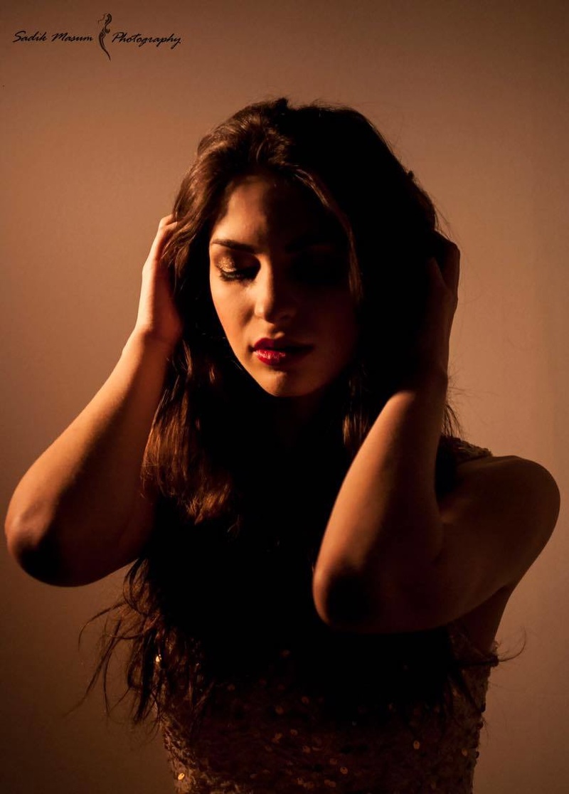 Female model photo shoot of LeshaJayModel, makeup by Sarika Mehta