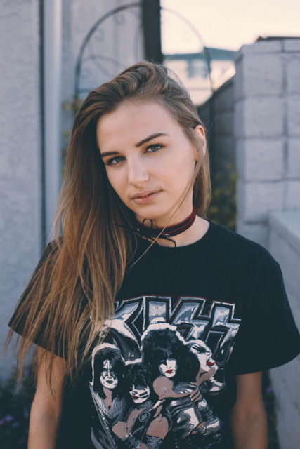Female model photo shoot of justinelueder in Downtown Las Vegas