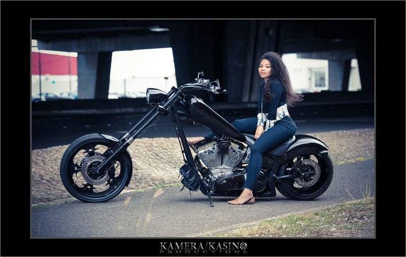 Female model photo shoot of Rissari in Cycle City LTD
