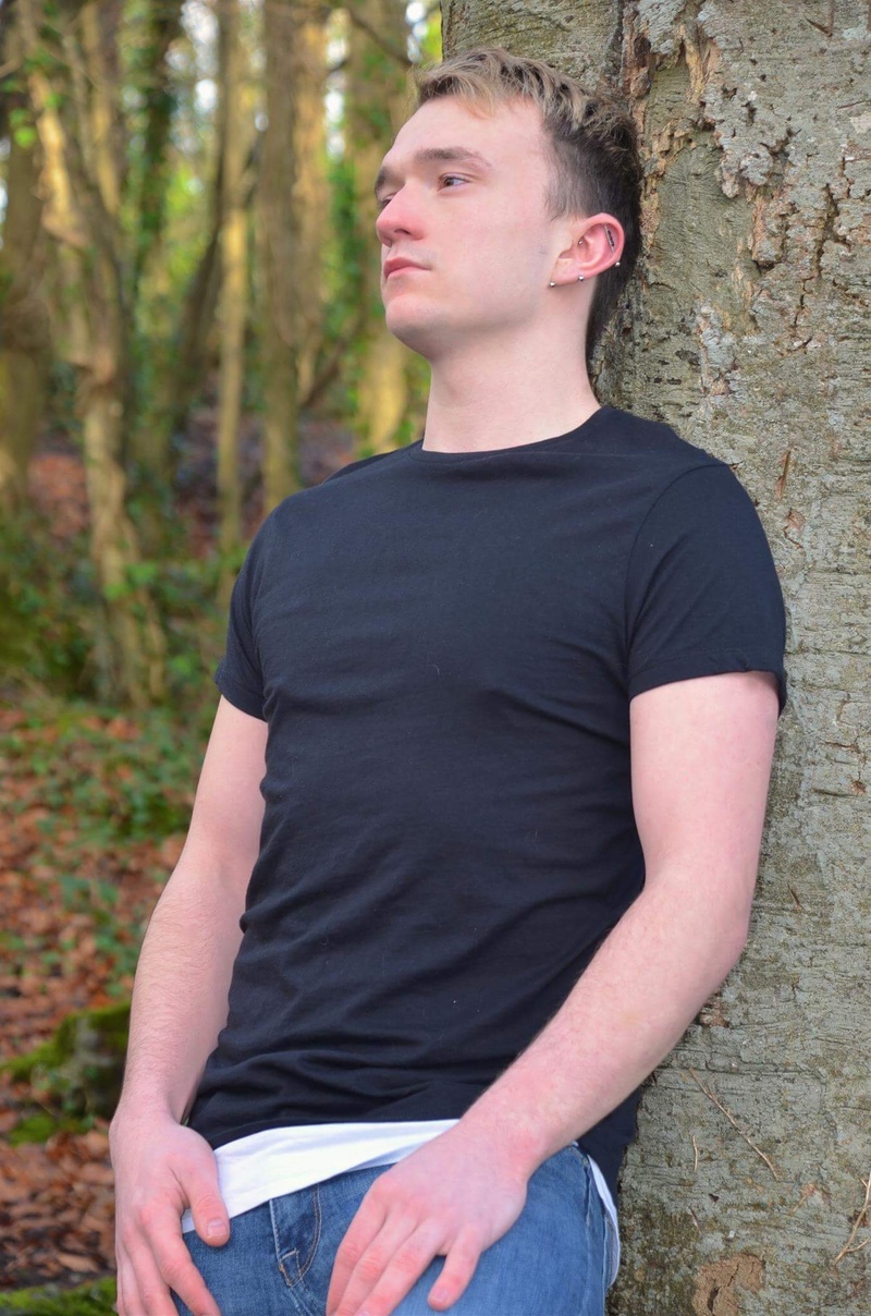 Male model photo shoot of Jamesrk25 in Galway barna woods ireland