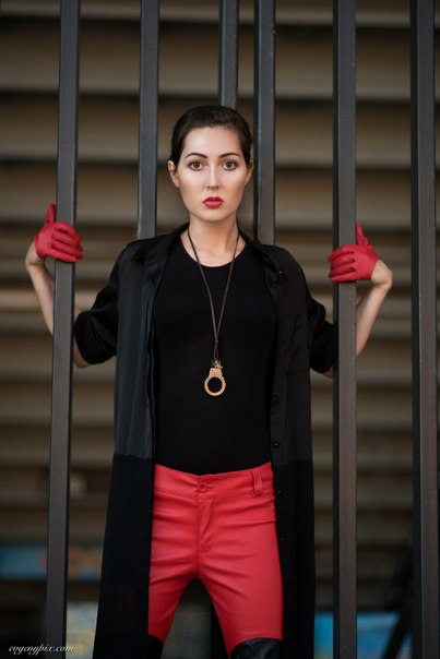 Female model photo shoot of Karina Zakharova in Kyiv, Ukraine