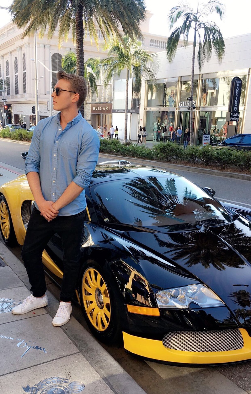 Male model photo shoot of CollinWilliams in Rodeo Drive, Beverly Hills