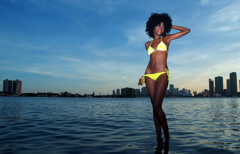 Female model photo shoot of M Karlene in Miami