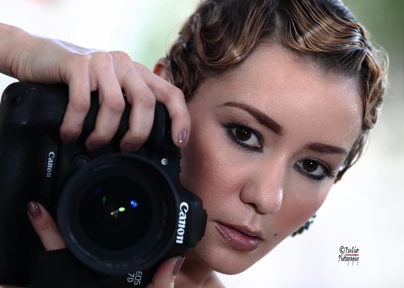Female model photo shoot of Makeup by Madai