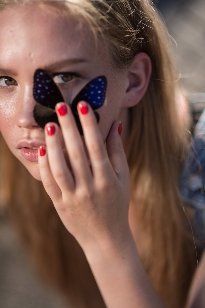Female model photo shoot of Liza Desyatova in New York City