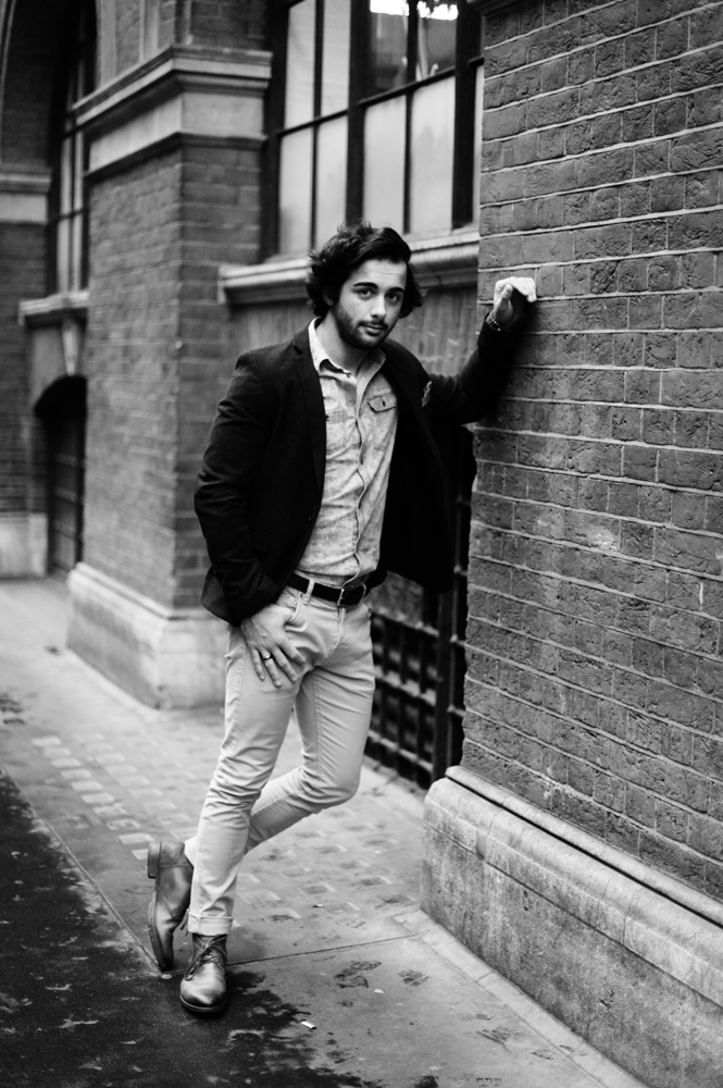 Male model photo shoot of Lloyd Hutter in London - Cavendish Square