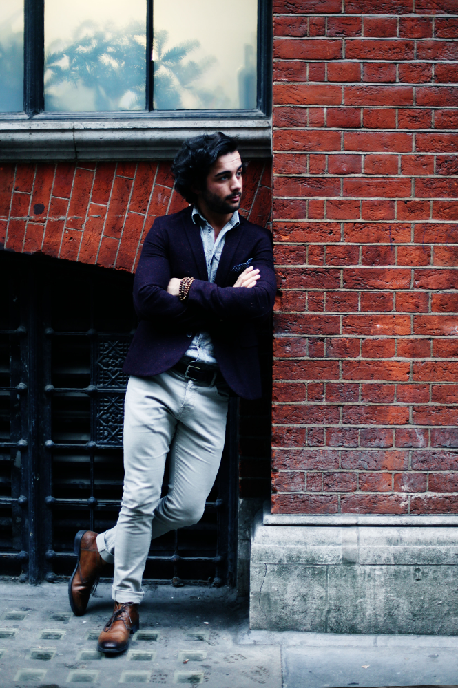 Male model photo shoot of Lloyd Hutter in London - Cavendish Square