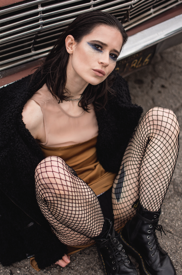 Female model photo shoot of afsoonzizia by sandyleshner