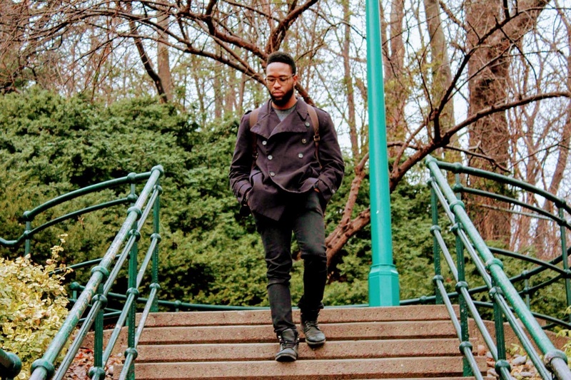 Male model photo shoot of Simpleblackman in Toronto, Casa loma